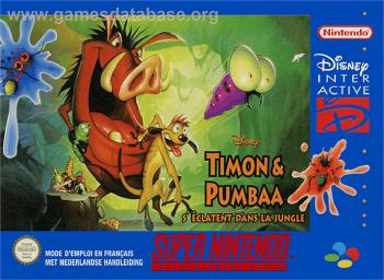 Cover Timon & Pumbaa's Jungle Games for Super Nintendo